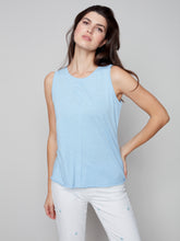 Load image into Gallery viewer, Charlie B - Organic Cotton Slub Sleeveless Knit Top - C1313RPK
