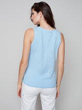 Load image into Gallery viewer, Charlie B - Organic Cotton Slub Sleeveless Knit Top - C1313RPK
