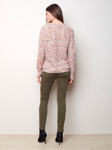 Charlie B - C2344 - Space-Dye Sweater