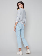 Load image into Gallery viewer, Charlie B - Daisies Patch Sweater - C2501

