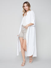 Load image into Gallery viewer, Charlie B - Long Duster Linen Dress - C3106RR
