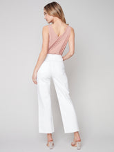 Load image into Gallery viewer, Charlie B - Wide Leg Twill Pant - C5324R
