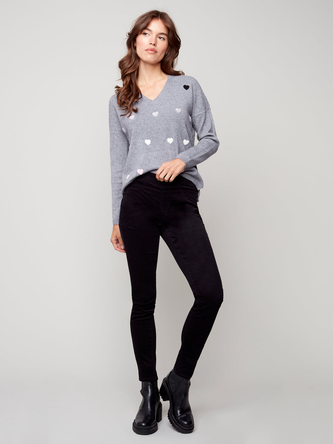 Charlie B - C5367 - Corduroy Pull-On Pant