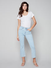 Load image into Gallery viewer, Charlie B - Bootcut Denim Cropped Jean - C5403
