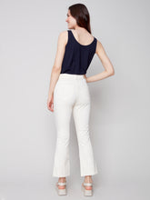 Load image into Gallery viewer, Charlie B - Twill Pant with Raw-Edge Hem - C5403
