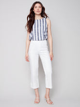 Load image into Gallery viewer, Charlie B - Pull-On Twill Crop Pant with Hem Tab - C5404
