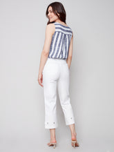 Load image into Gallery viewer, Charlie B - Pull-On Twill Crop Pant with Hem Tab - C5404
