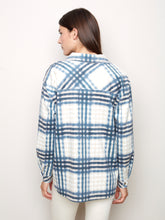 Load image into Gallery viewer, Charlie B - C6217 - Plaid Scuba Shirt Jacket
