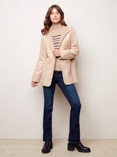 Load image into Gallery viewer, Charlie B - C6229 - Reversible Faux Suede/Sherpa Coat
