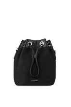 Load image into Gallery viewer, Lambert - Camilla Black Vegan Microsuede Bucket Bag
