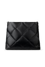 Load image into Gallery viewer, Lambert - Lola Black Quilted Vegan Leather Tote Bag
