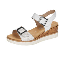 Load image into Gallery viewer, Rock/Waveprint Sandal - R6152 - Elegant Steps
