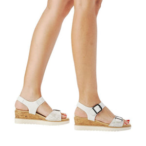 Rock/Waveprint Sandal - R6152 - Elegant Steps