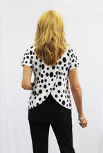 Load image into Gallery viewer, Softworks - Round Neck Overlay Top with Crossover Back Detail - 52377
