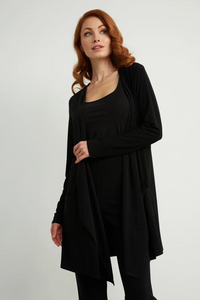 Open Front Draped Cover-up - Elegant Steps
