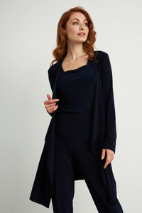 Open Front Draped Cover-up - Elegant Steps