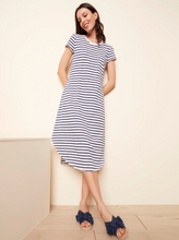 Load image into Gallery viewer, Charlie B - Striped Cotton Slub Maxi Dress - C3127-251
