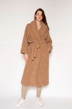 Load image into Gallery viewer, Latte Love - LW05KT500A - Long Sherpa Robe Coat
