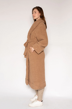 Load image into Gallery viewer, Latte Love - LW05KT500A - Long Sherpa Robe Coat
