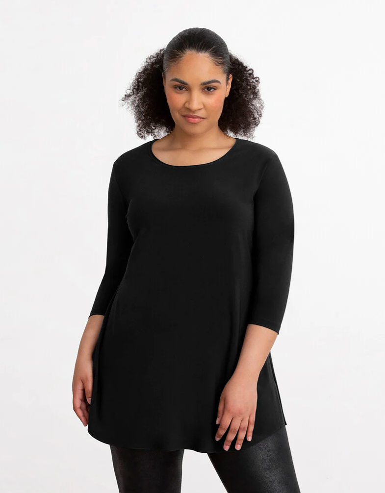 Sympli - 2382-2 - Go To Classic Tunic, 3/4 Sleeve