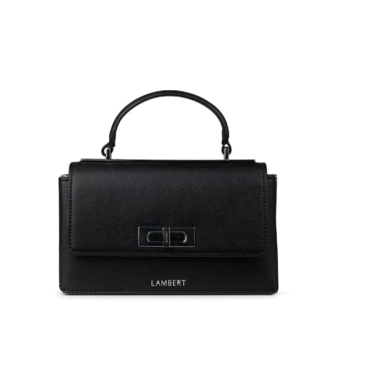 Lambert - Simone Black Vegan Leather Handbag