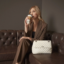 Load image into Gallery viewer, Lambert - Lisa Quilted Vegan Leather Handbag
