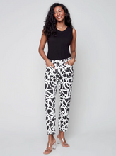 Load image into Gallery viewer, Charlie B - Printed Crinkle Jogger Pant - C5219Y
